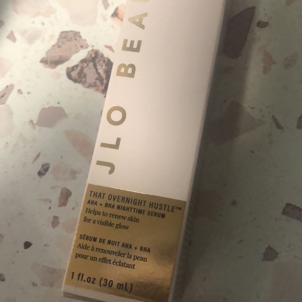 NWT JLO Beauty That overnight hustle AHA + BHA resurfacer 1 FL OZ